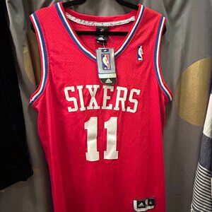 Adidas NBA Store Sixers 11‎ Holiday Jersey NEW WITH TAGS RARE Mint XL
